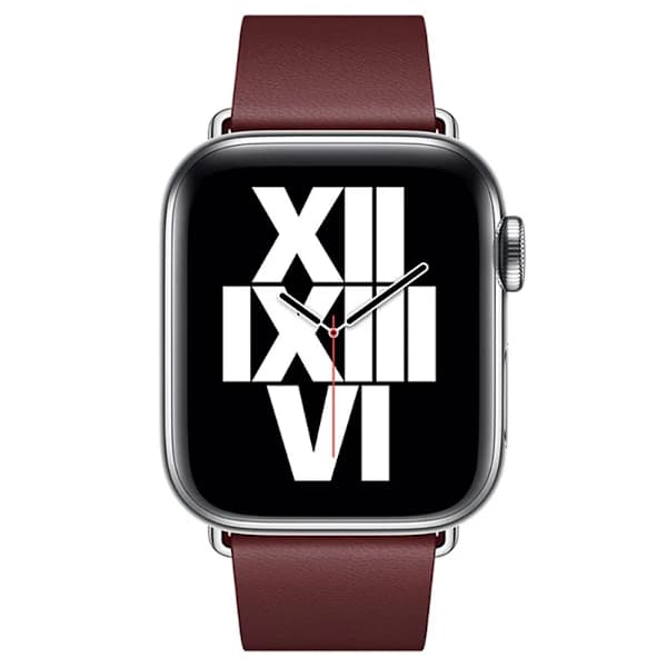 Apple Watch 40mm Original Armband Modern Buckle M - Granatröd