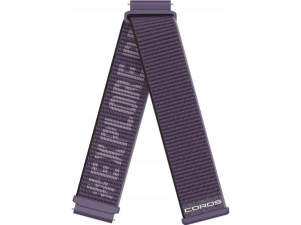 COROS 20 mm nylonstropp - fiolett, APEX 2, PACE 2, APEX 42 (WAPX2-WB-PUR-N)