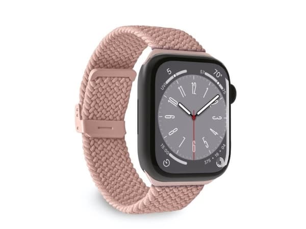 Puro Loop - Sløyfe for smart armbåndsur - 130 - 220 mm - rosa - for Apple Watch Hermès Series 7, Hermès Series 9, Nike Series 7, Series 10, Series 8,