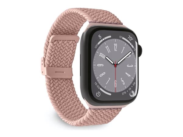 Puro Loop - Sløyfe for smart armbåndsur - 130 - 220 mm - rosa - for Apple Watch Hermès Series 7, Hermès Series 9, Nike Series 7, Series 10, Series 8,
