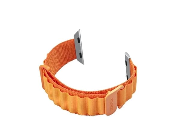 PURO PUAW44EXTREMEORA, Yhtye, Älykello, Oranssi, Apple, Apple Watch case 42, 44, 45, 49mm, Apple Watch Ultra, Nailon