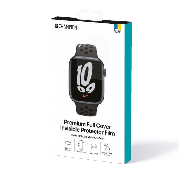 Champion Apple watch 7/8 45mm Skärmskydd - 3-pack