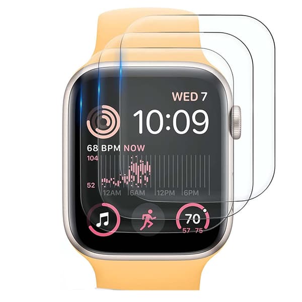 Apple Watch Series 7/8 41/45mm Sk�rmskydd PET (2-pack)