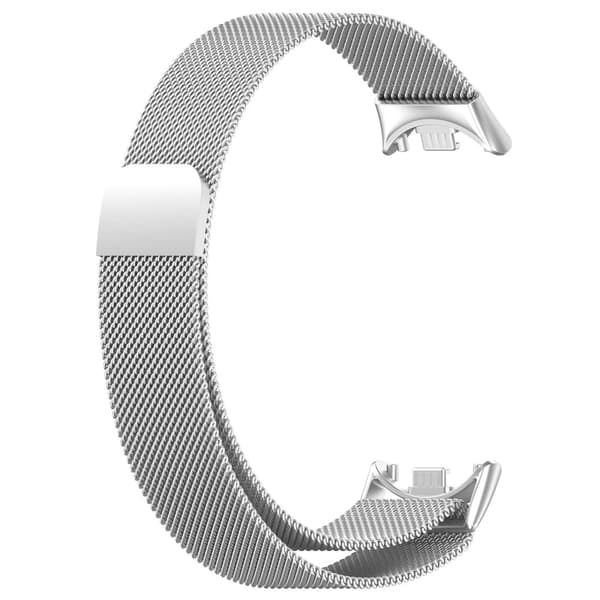 Milanese Loop Armband Xiaomi Smart Band 8 Silver