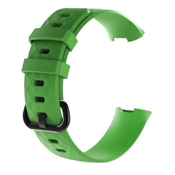 Silikonarmband Till Fitbit Charge 3/4 Ljusgrön