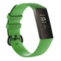Miniatyrbild 1 av 2: Silikonarmband Till Fitbit Charge 3/4 Ljusgrön