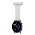 Miniatyrbild 3 av 6: Samsung Galaxy Watch 46mm/45 mm Rem Sjuksköterskeklocka Ljusgrå