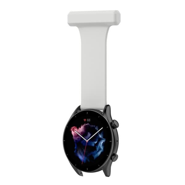 Samsung Galaxy Watch 46mm/45 mm Rem Sjuksköterskeklocka Ljusgrå