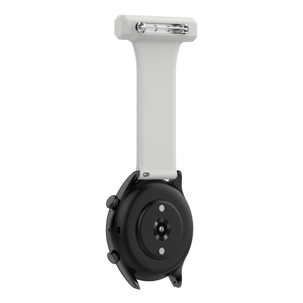 Samsung Galaxy Watch 46mm/45 mm Rem Sjuksköterskeklocka Ljusgrå