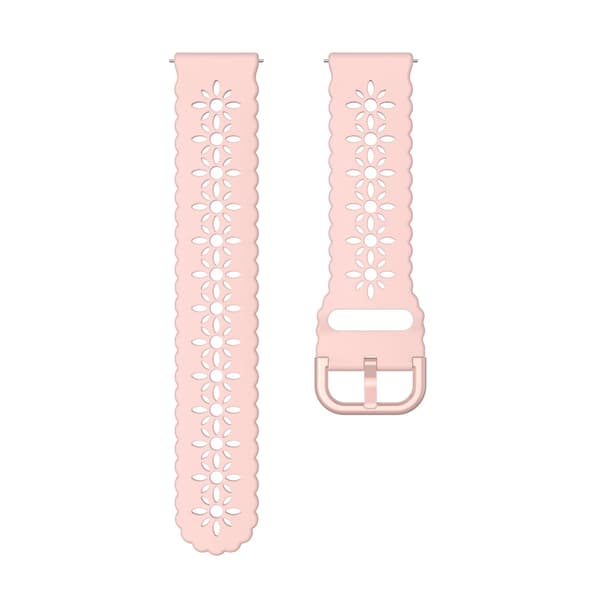Flower Silikonarmband Samsung Galaxy Watch 4 40/42/44/46 mm Rosa