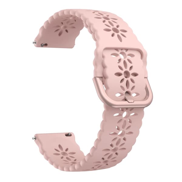 Flower Silikonarmband Samsung Galaxy Watch 4 40/42/44/46 mm Rosa