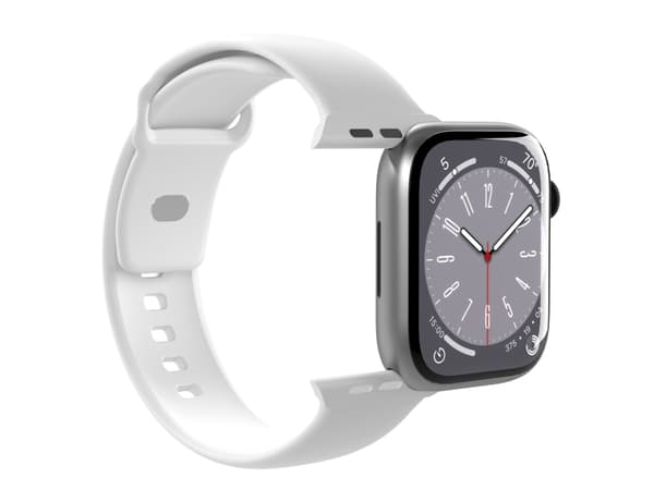 PURO PUICNAW44WHI, Yhtye, Älykello, Valkoinen, Apple, Apple Watch, Silikoni