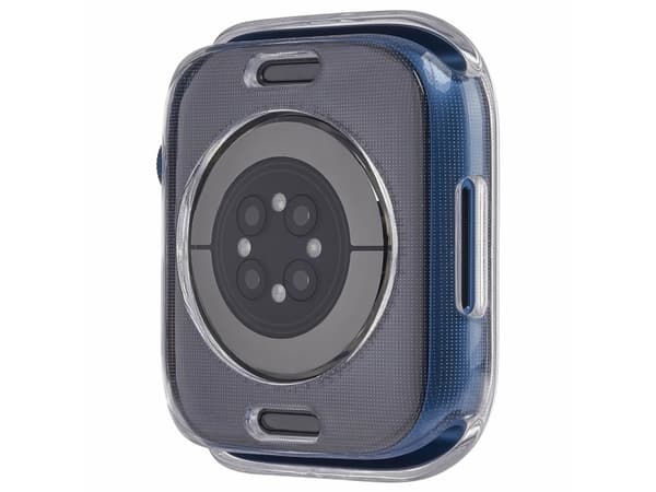Case-mate Tough Clear, Kotelo, Älykello, Läpinäkyvä, Apple, Watch Series 7 45 mm, Termoplastinen polyuretaani (TPU)