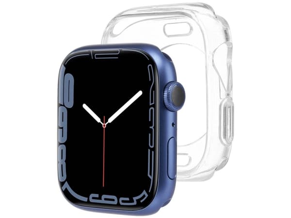 Case-mate Tough Clear, Kotelo, Älykello, Läpinäkyvä, Apple, Watch Series 7 45 mm, Termoplastinen polyuretaani (TPU)