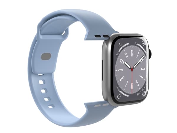 Puro ICON - KlocKräm för smart klocka - S/M och M/L storlek - powder blue - för Apple Watch Hermès Series 7, Hermès Series 9, Nike Series 7, Series 1