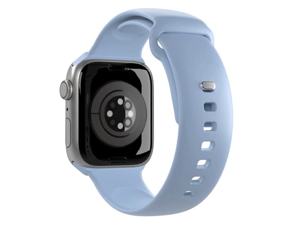 Puro ICON - KlocKräm för smart klocka - S/M och M/L storlek - powder blue - för Apple Watch Hermès Series 7, Hermès Series 9, Nike Series 7, Series 1