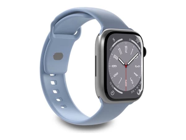 Puro ICON - KlocKräm för smart klocka - S/M och M/L storlek - powder blue - för Apple Watch Hermès Series 7, Hermès Series 9, Nike Series 7, Series 1