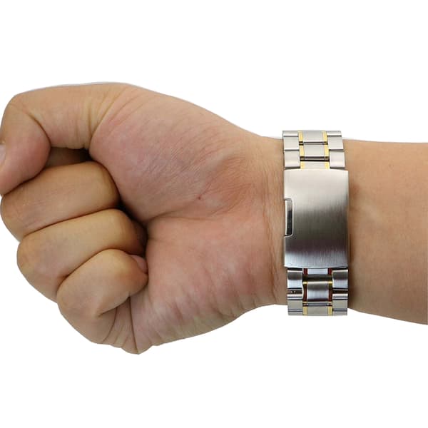 Stilsäker och Bekväm Stållänk till Galaxy Watch (Rostfritt Stål)