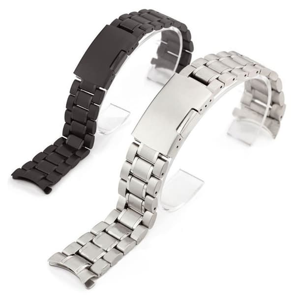 Stilsäker och Bekväm Stållänk till Galaxy Watch (Rostfritt Stål)