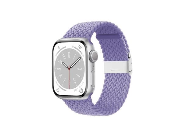 Crong Wave Band - Punottu ranneke Apple Watch 38/40/41 mm:lle (violetti)