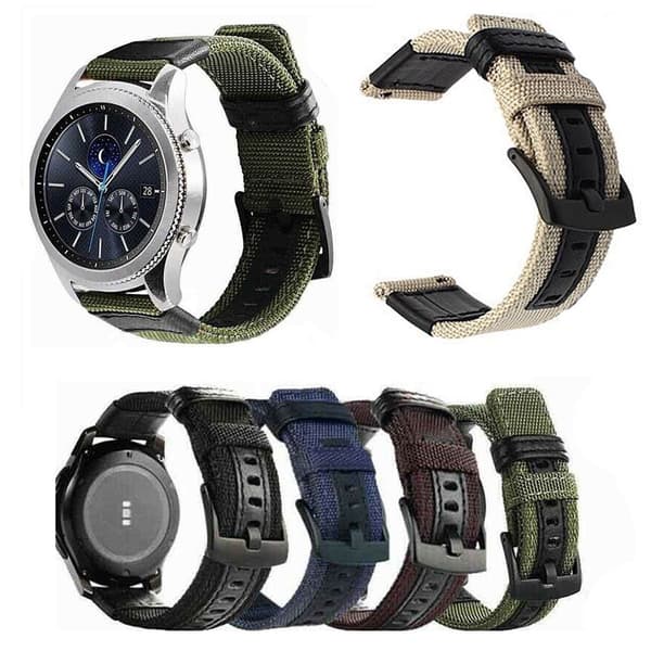 Slitstarka Nylonarmband - Samsung Galaxy Watch S3 Frontier