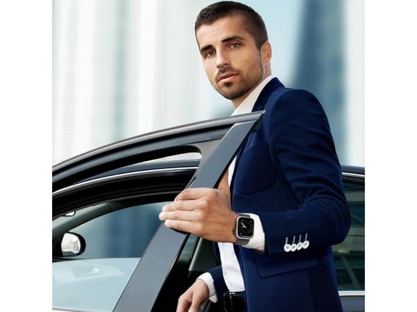 Dux Ducis Dux Ducis magneettinen hihna hihna Watch 7 / 6 / 5 / 4 / 3 / 2 / SE (41 / 40 / 38mm) magneettinen hihna musta (Milanese versio)