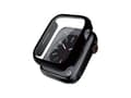 Miniatyrbilde 1 av 5: Crong CRG-44HS-BLK, Etui, Smartklokke, Sort, Apple, Apple Watch Series 4/5/6/SE 44mm, Polykarbonat (PC), Herdet glass