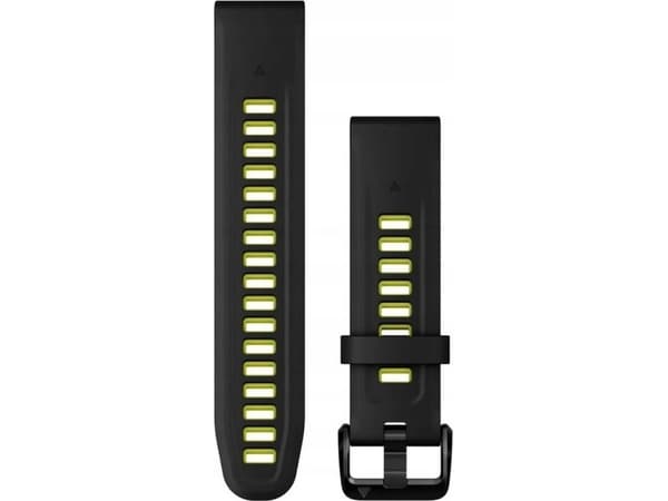 Garmin Acc,epixPRO (g2),20mm QuickFit Blk/Lime Silicone Bnd,WW/Asia