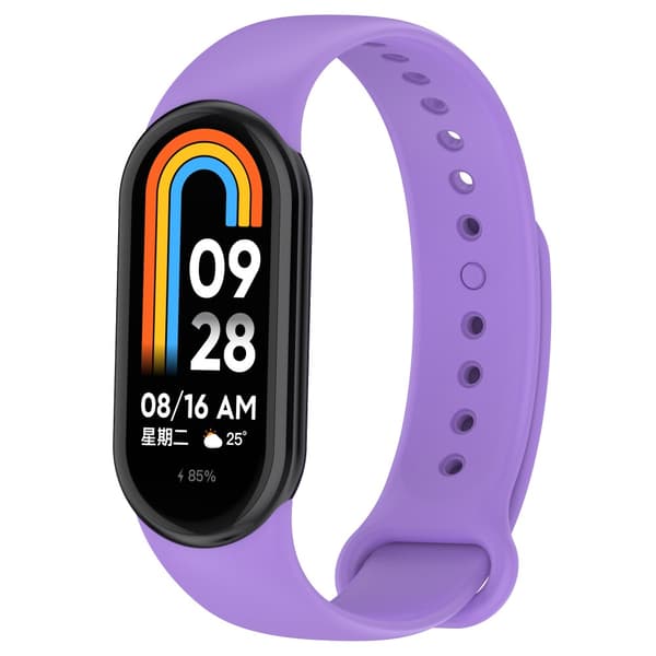 Silikonarmband Xiaomi Smart Band 8 Lila