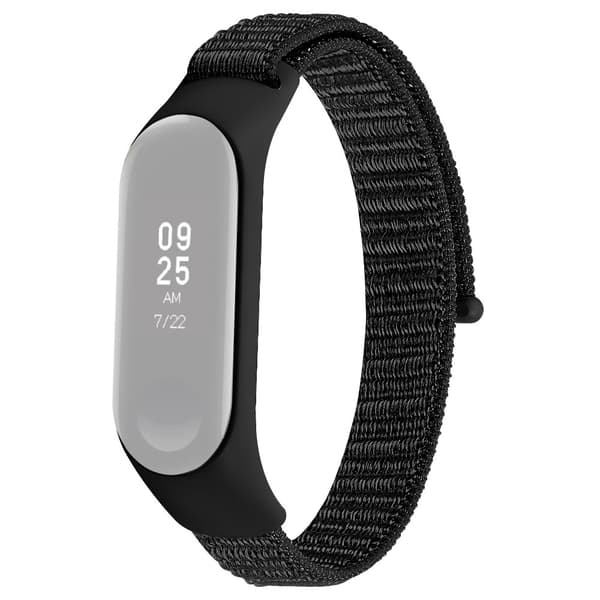 Nylonarmband Xiaomi Mi Band 3/4 Svart