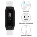 Miniatyrbild 3 av 3: Vävd Nylonarmband Xiaomi Mi Band 3/4 Vit
