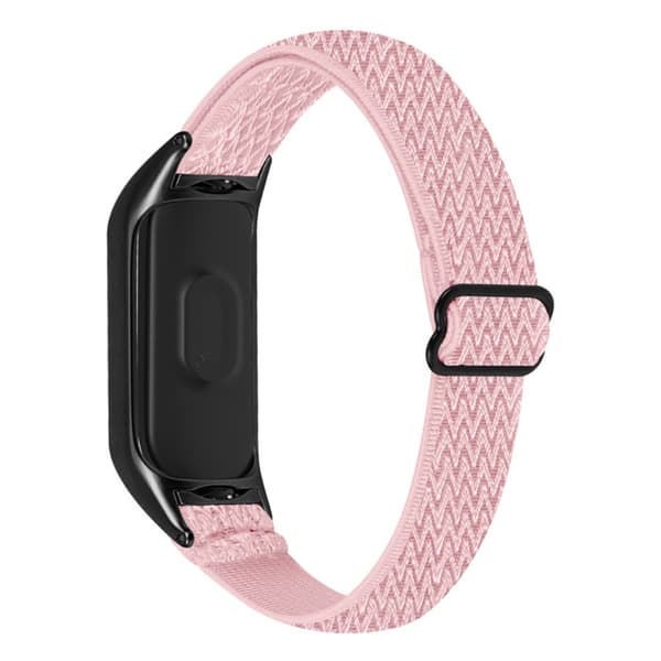 Vävd Nylonarmband Xiaomi Mi Band 3/4 Rosa
