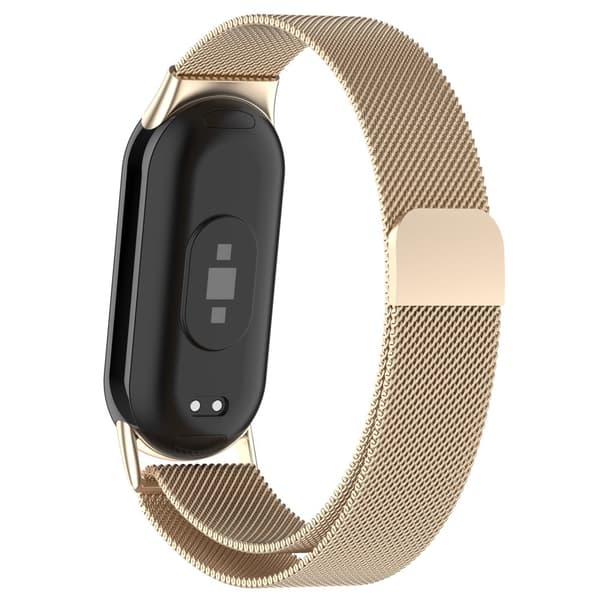 Milanese Loop Armband Xiaomi Smart Band 8 Champagne Guld