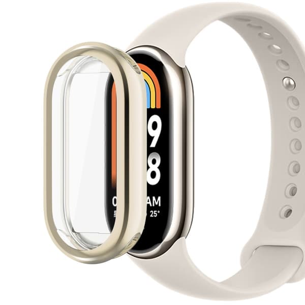 Heltäckande TPU Skal Xiaomi Smart Band 8 Guld