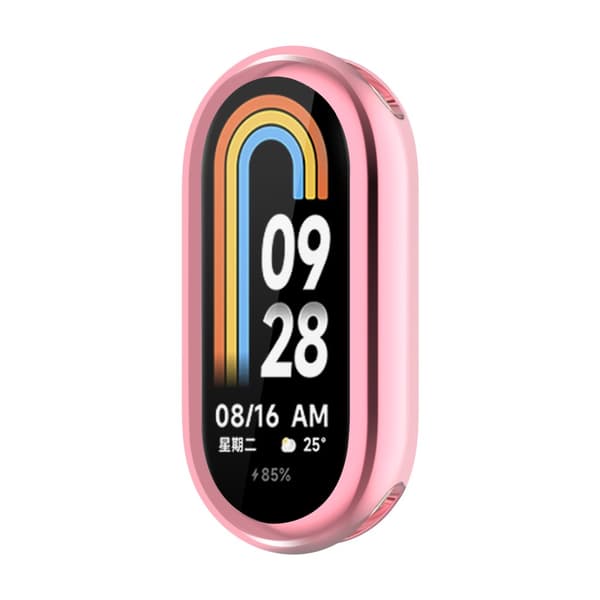 Heltäckande TPU Skal Xiaomi Smart Band 8 Rosa