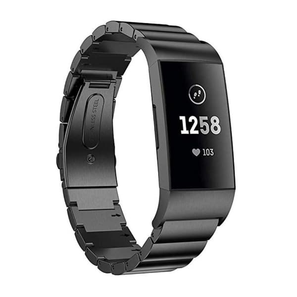 Länkarmband Fitbit Charge 3/4 Svart