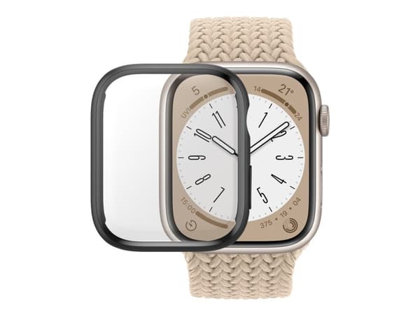 PanzerGlass™ | Full Body - Skjermbeskytter for smartklokke - Svart-utgave | Apple Watch 9 (45 mm)