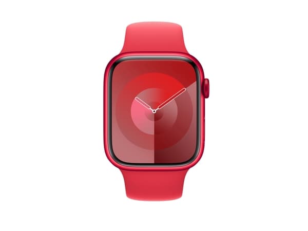 Apple - Band för smart klocka - 45 mm - storlek S/M - produkt (RÖD)