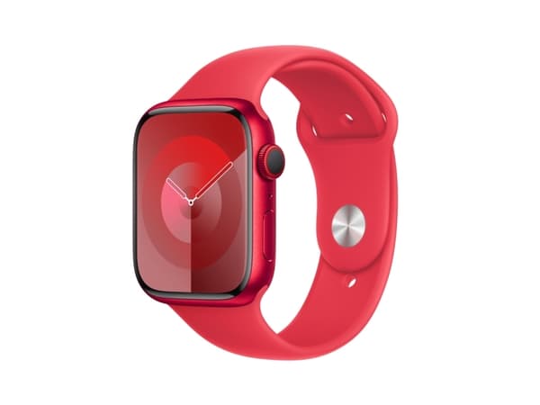 Apple - Band för smart klocka - 45 mm - storlek S/M - produkt (RÖD)