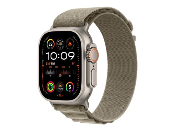 Apple - Sløyfe for smart armbåndsur - 49 mm - Liten størrelse - oliven