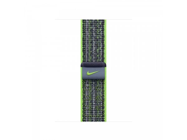 Apple Nike - Sløyfe for smart armbåndsur - 41 mm - 130 - 190 mm - lys grønn/blå