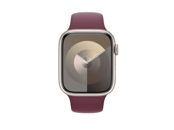 Apple - Bånd for smart armbåndsur - 45 mm - M/L (passer håndledd på 160 - 210 mm) - morbær