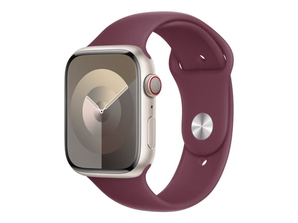 Apple - Bånd for smart armbåndsur - 45 mm - M/L (passer håndledd på 160 - 210 mm) - morbær