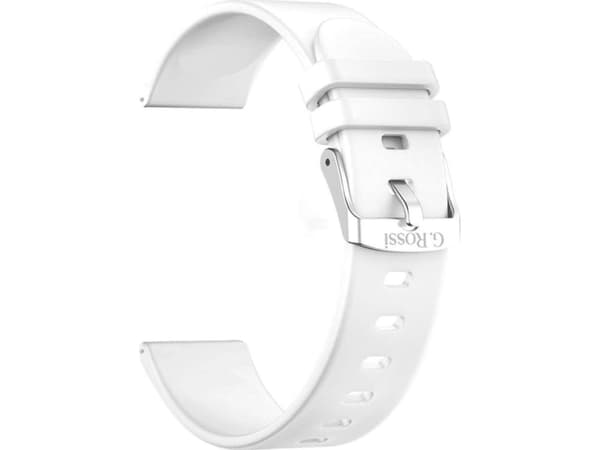 Gino Rossi silikonrem for Smartwatch SW010 WHITE GR22-5