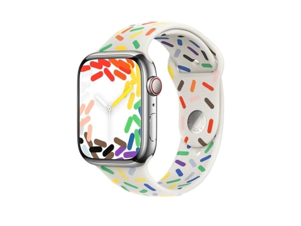 Apple - Pride Edition - klocKräm för smart klocka - 45 mm - M/L (passar handleder på 160 - 210 mm)