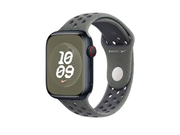 Apple Nike - Band för smart klocka - 45 mm - M/L (passar handleder på 160 - 210 mm) - cargo-khaki