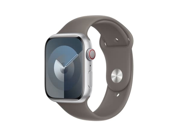 Apple - Band för smart klocka - 45 mm - storlek S/M - lera