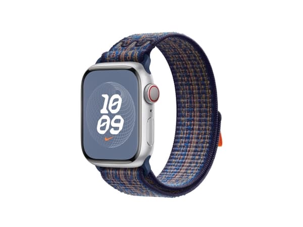 Apple Nike - Slinga för smart klocka - 41 mm - 130 - 190 mm - game royal/orange