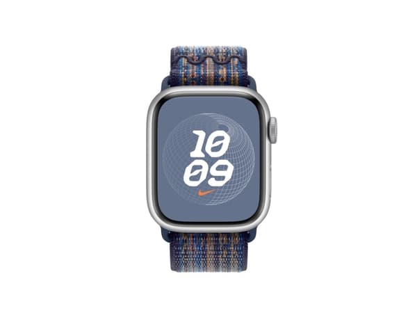 Apple Nike - Slinga för smart klocka - 41 mm - 130 - 190 mm - game royal/orange