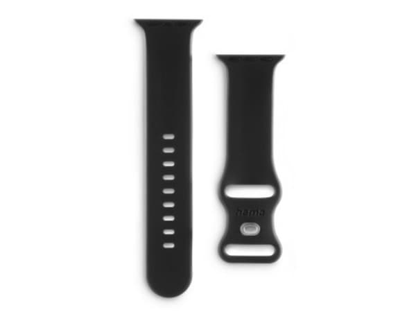 Hama 00215631, Band, Smartwatch, Svart, Apple, Apple Watch 38 / 40 / 41 mm, Silikon